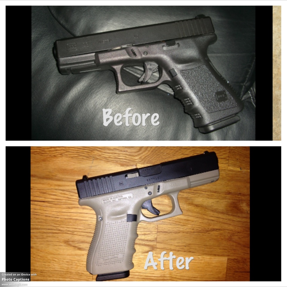After custom gun modification
