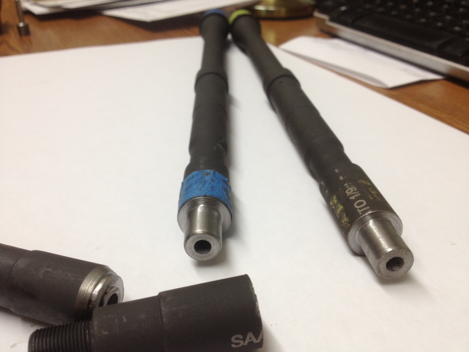 Cut, crown and re-thread barrels